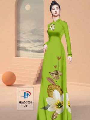 Vải Áo Dài Hoa In 3D AD HLAD3050 31